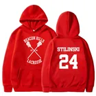 Женская толстовка Stilinski 24 Lahey McCall, пуловер с принтом, Красная Женская толстовка с капюшоном, худи в стиле хип-хоп, уличная одежда