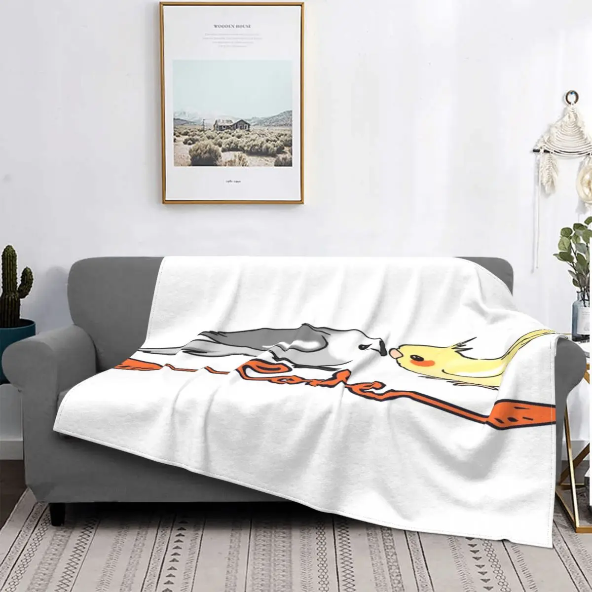 

Manta con diseño de pájaro feliz para bebé, cubrecama a cuadros, manta Kawaii, alfombra de oración islámica, 437