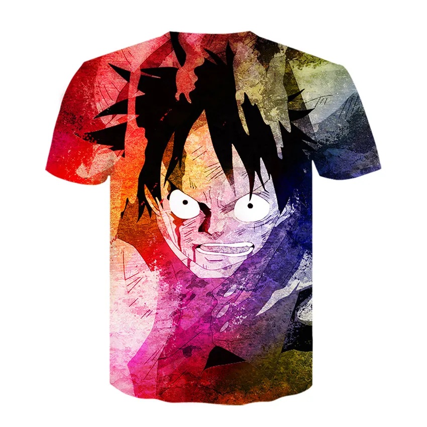 

2020 Summer T Shirt men Zoro Cartoon Men TShirt short sleeve Casual Hip Hop Streetwear Anime 3D print tee shirt homme