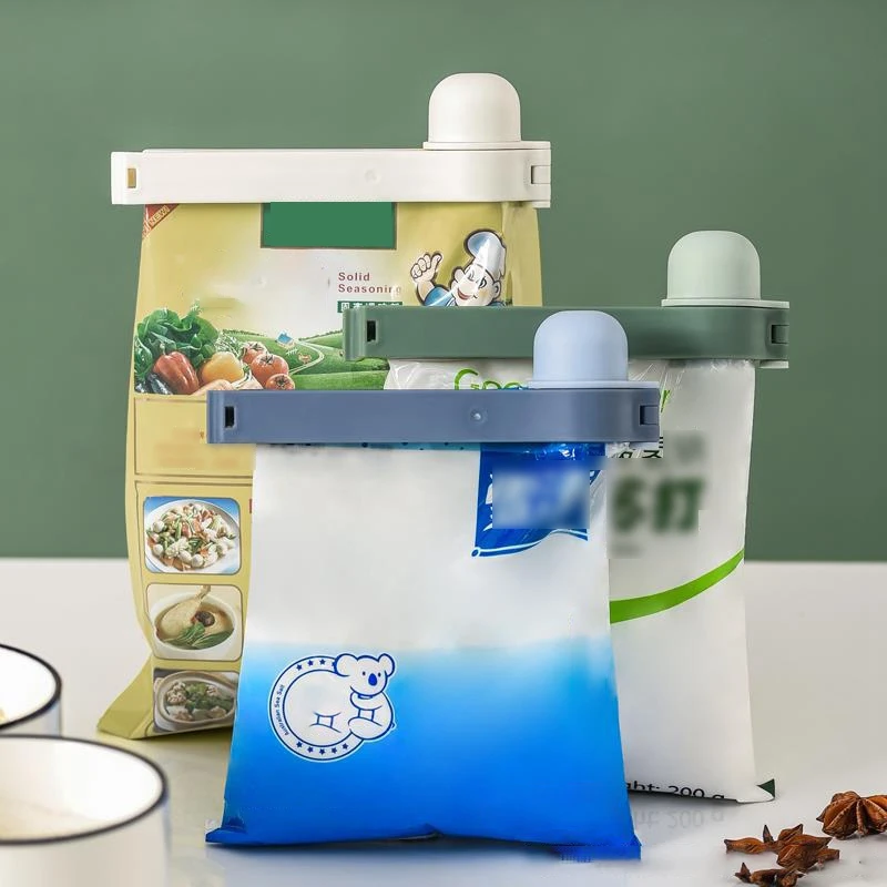 

Kitchen Food Snack Storage Sealing Bag Clips Chips Sealer Clamp Moisture-Proof Plastic Bag Clip with Pour Spouts