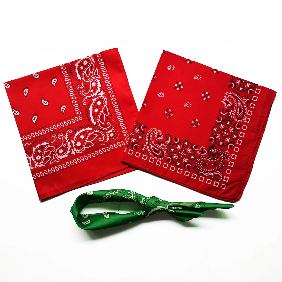 Полиэстер Пейсли квадратном каблуке в стиле панк хип хоп Бандана шейный платок