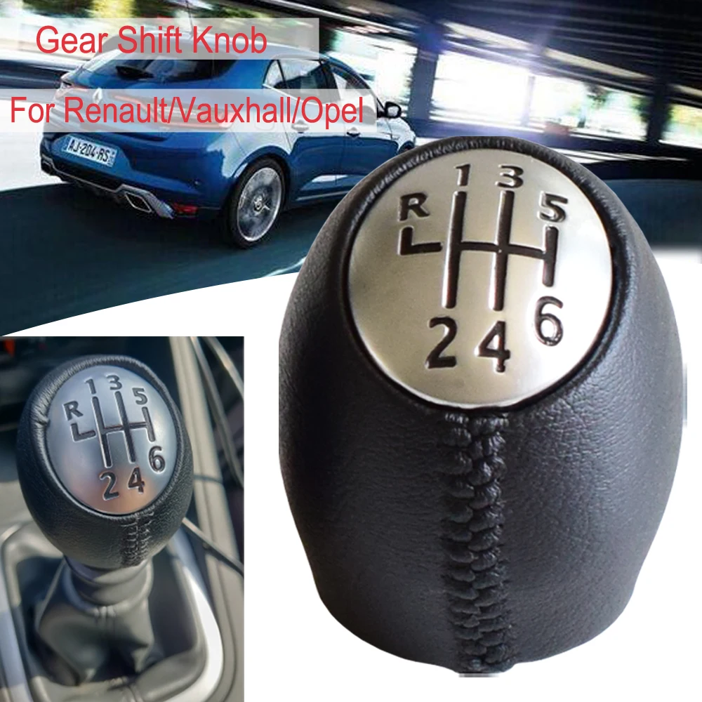 

For Renault Megane Espace Master Trafic Vauxhall Opel Movano Nissan Interstar 6 Speed Shifter Car Gear Shift Knob Head Lever