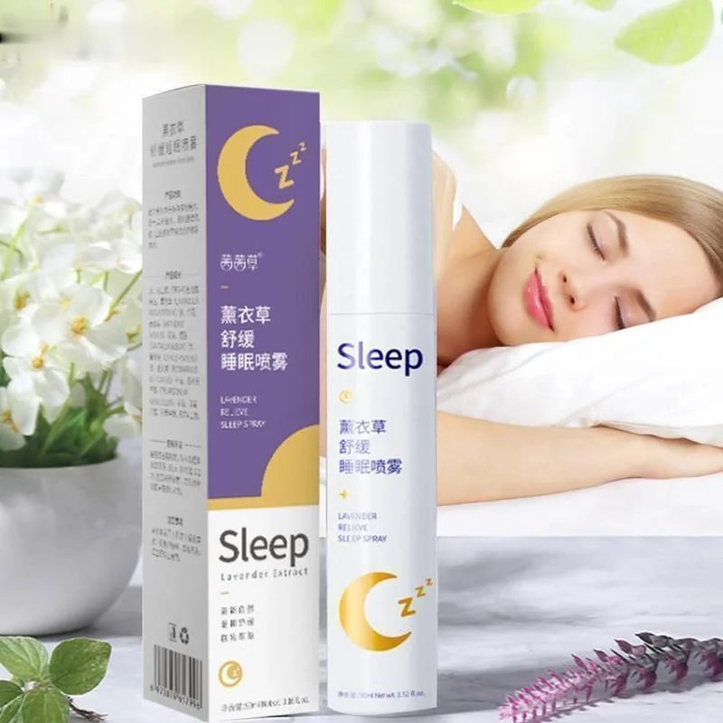 

90ML Lavender Pillow Sleep Spray Insomnia Essential Oil Soothe Sleep Deep Enjoyable Sleep Insomnia Therapy Sleep Aids Spray