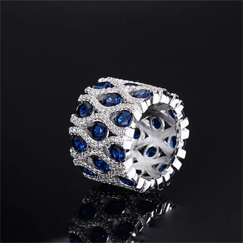 Женские ажурные кольца из серебра 925 пробы с фианитом|Кольца| |