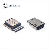 10 шт./партия USB3.1 16 pin type-C DIP плоский край 30 в 3A Micro USB Разъемы женский порт Jack хвост розетка электрические клеммы