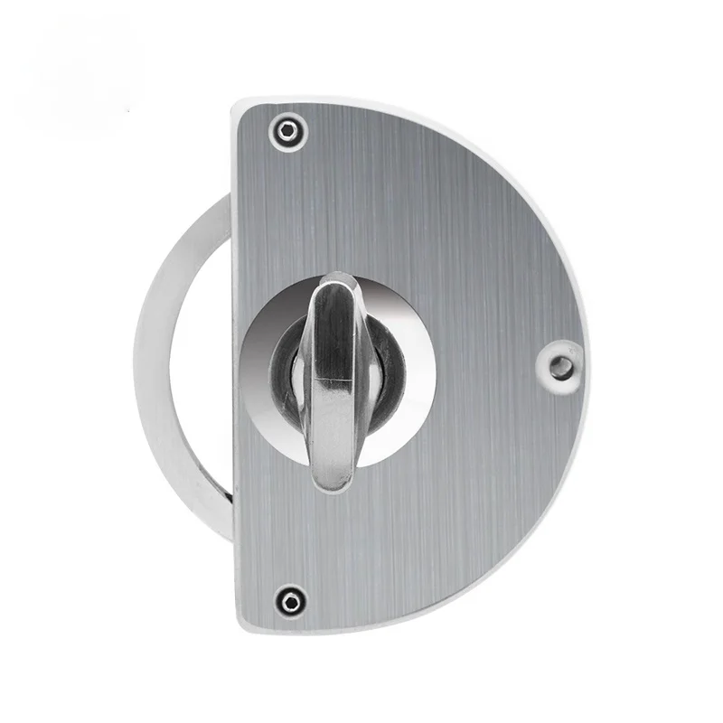 

304 Stainless Steel Fingerprint Glass Door Lock Built in Rechargeable Battery No Drill Biometric Bluetooth APP Fingerprint Lock