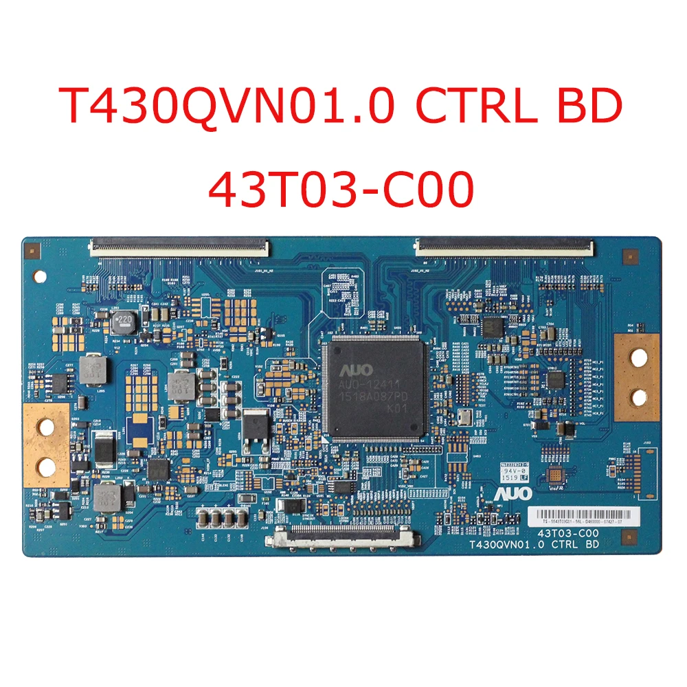 Tcon плата T430QVN01.0 CTRL BD 43T03 C00 схема протестирована ТВ логическая Замена Бесплатная