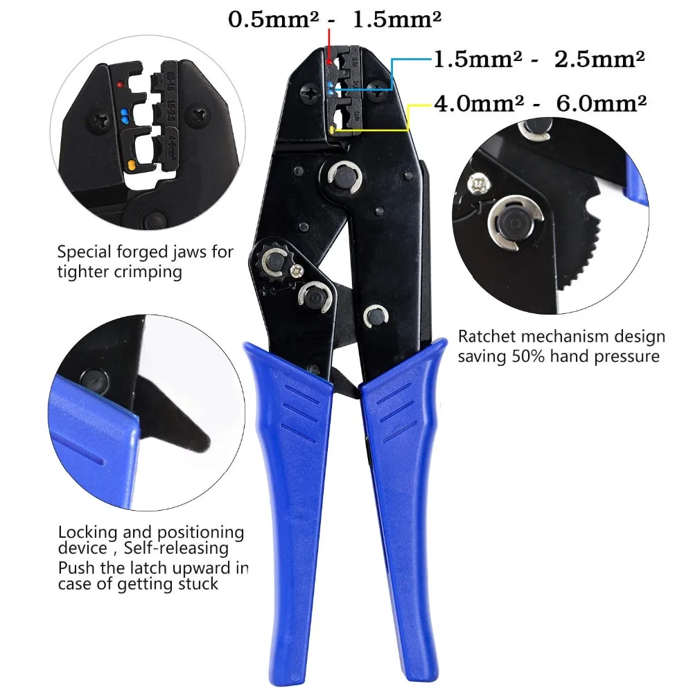 Плоскогубцы для обжима изолированные Клещи и соединители обжимные клещи