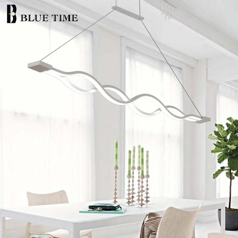 Современная люстра с регулируемой яркостью 100 см 220 В переменного тока|led