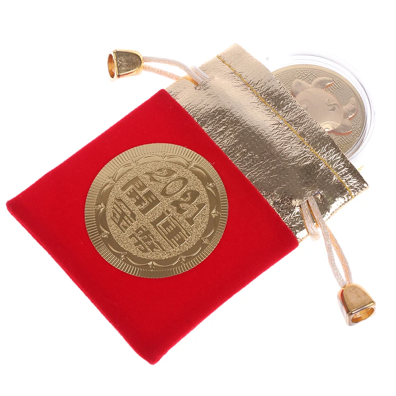 

2021 Новый год Золотая монета Двенадцать Знак зодиака бык набор памятных монет подарок декоративные коллекция монет