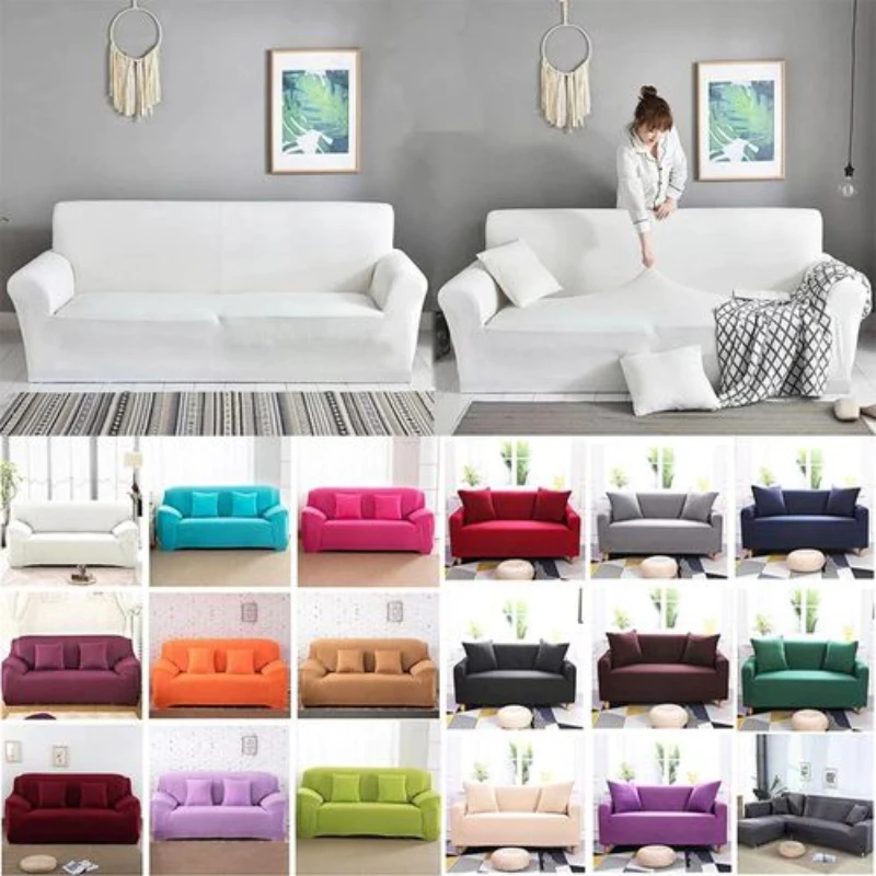 

Sofa Cover for Living Room Elasticity Non-slip Couch Slipcover Universal Spandex Case for Stretch Sofa Cover 1/2/3/4 Seater