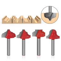 6mm open end carving lace router bit set woodworking engraving machine tools tungsten carbide cnc wood cutters for cabinet door