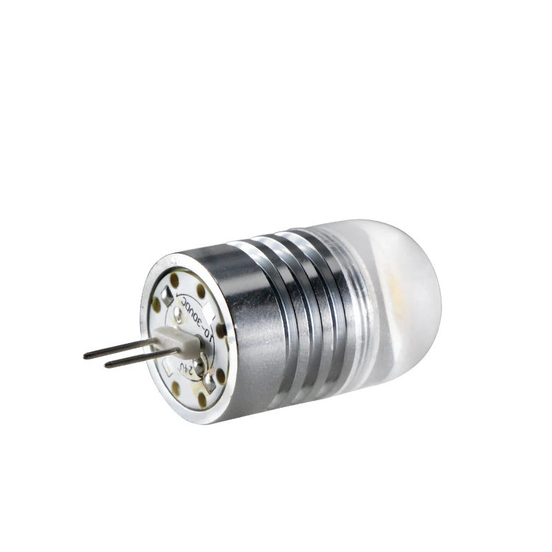 Светодиодсветильник лампа G4 Ac Dc 12v 24 v супер алюминиевая 1 5 W COB 12 вольт Замена 25W