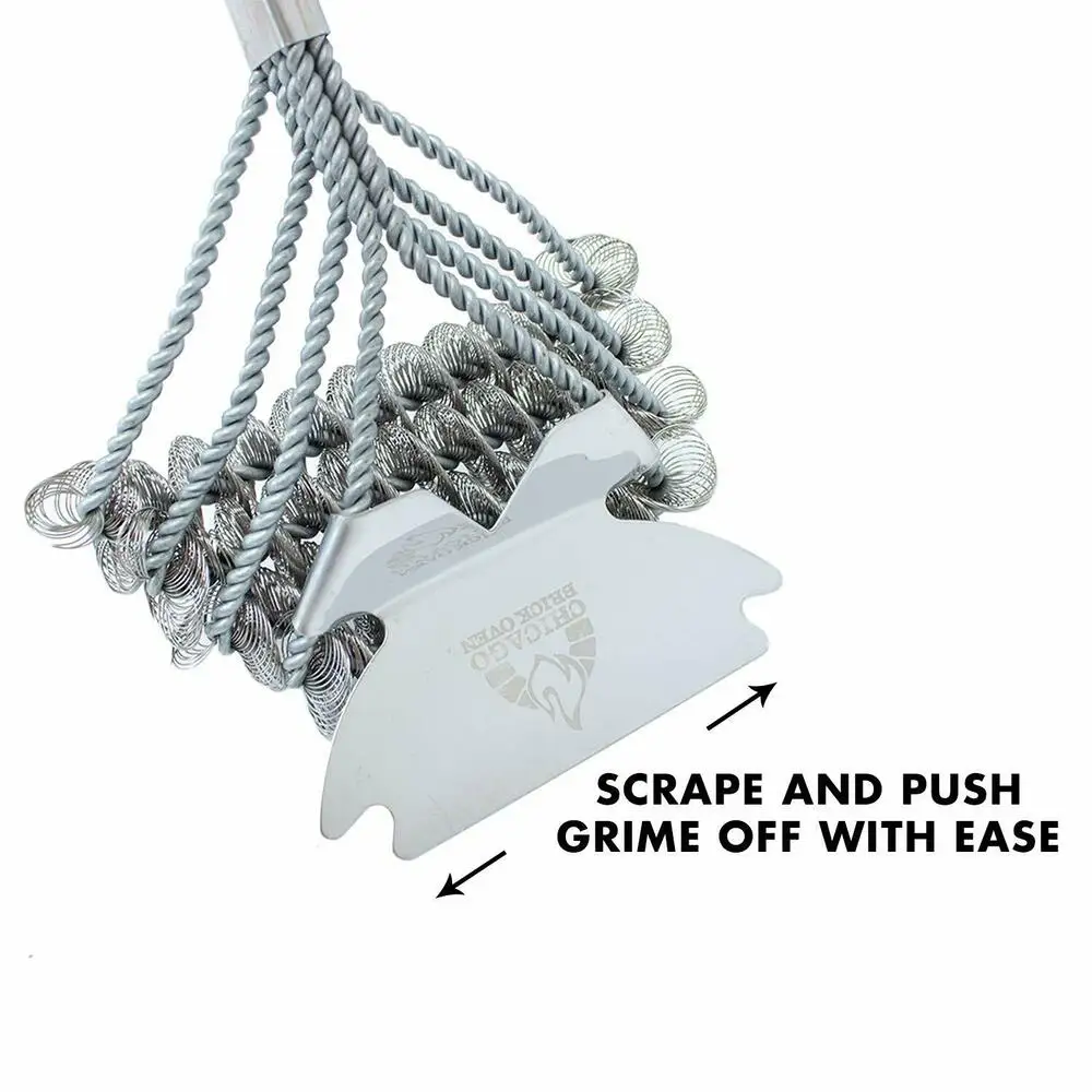 1 шт. щетка для чистки гриля и скребок Нержавеющая сталь барбекю гриль Чистящая
