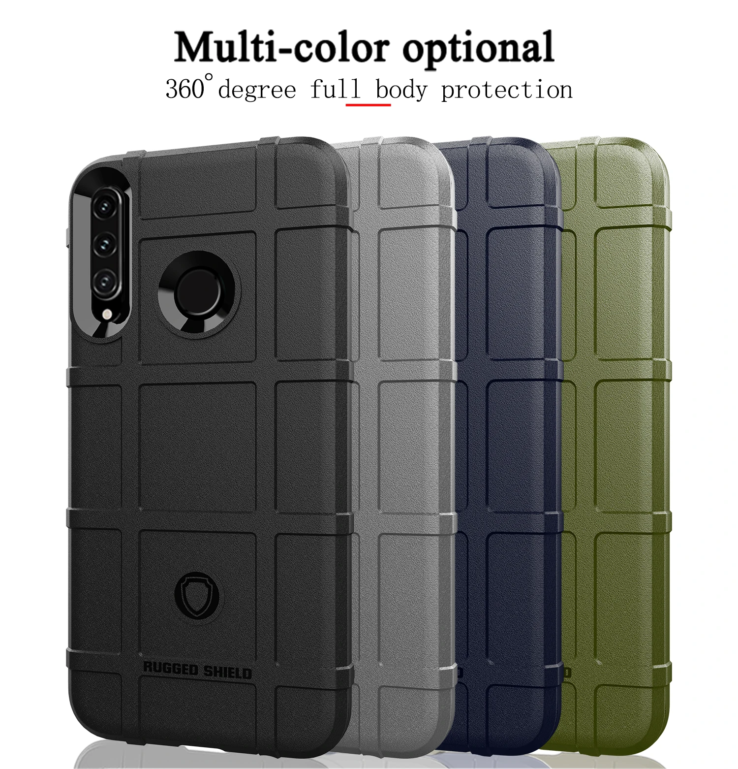 

Rugged Shield Shockproof Armor Case For Huawei Y6 2019 Y6S Y6prime Y7 Y7pro Y7prime Y9 2019 Y8S Y6P Y7P Y8P Y9prime 2019 Coque