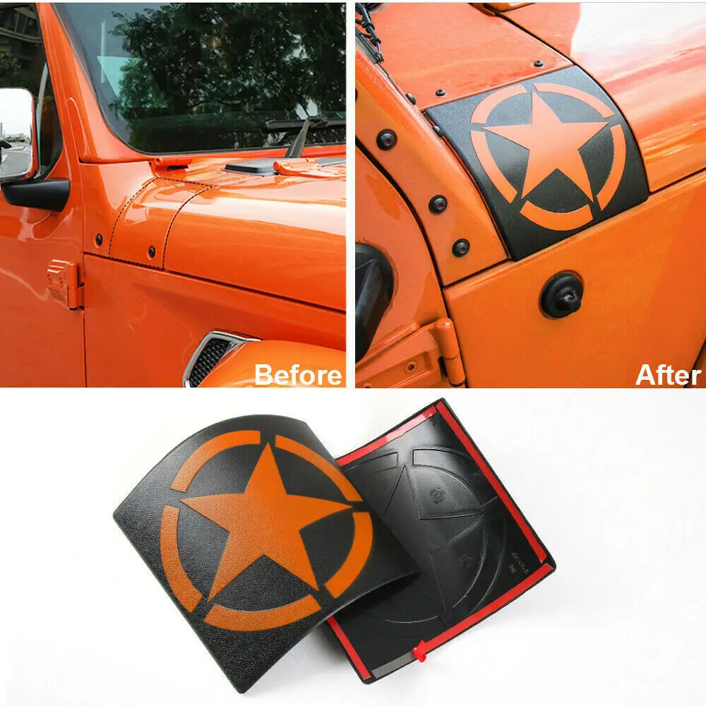 

Автомобильный корпус капота, армированный чехол, внешние аксессуары для Jeep Wrangler JK JKU 2007 +