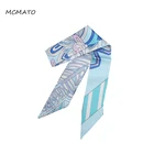 88 см * 5 см 2020 новый дизайн брендовый шарф женский модный шейный платок узкие шелковые шарфы женская сумочка ленты головной шарф женский галстук