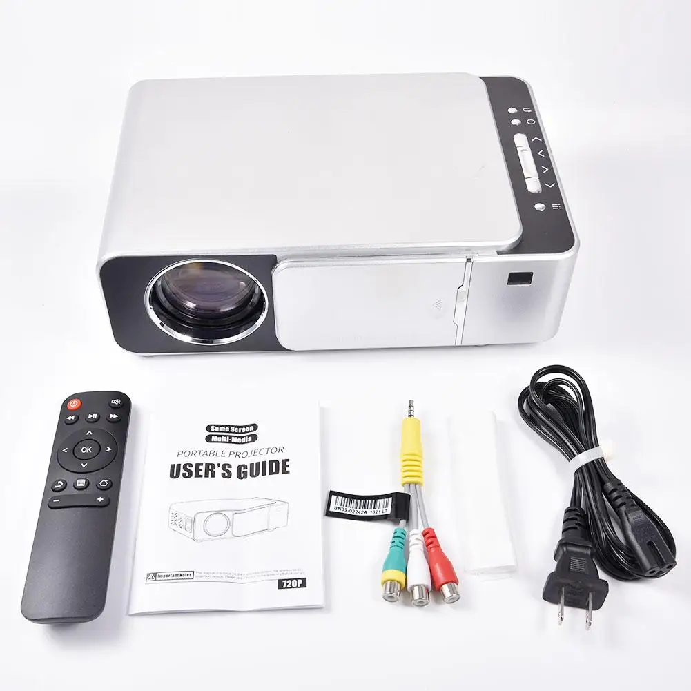 T6 3500 люмен Мини Портативный Full HD светодиодный проектор 4K 3D 1080P домашний кинотеатр Beamer Android 9,0 wifi та же версия экрана Video Pro