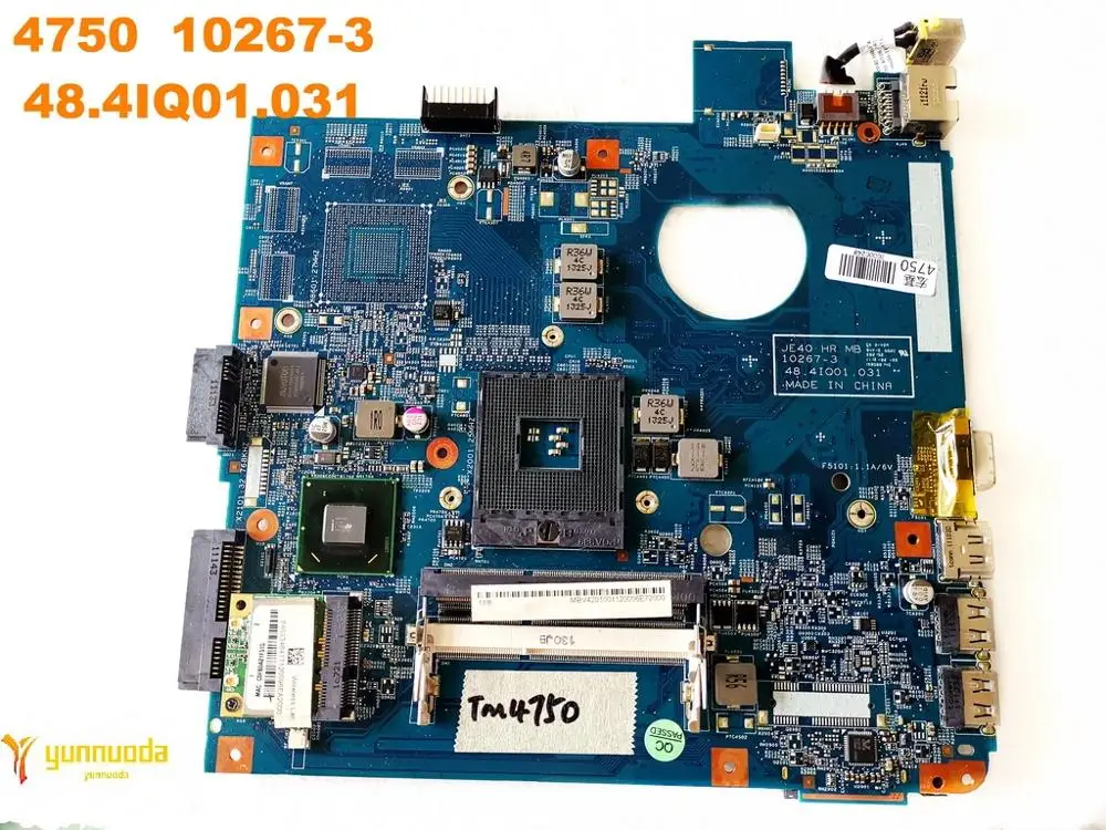 Оригинальная материнская плата для ноутбука ACER 4750 10267-3 48. 4iq01. 031 протестирована