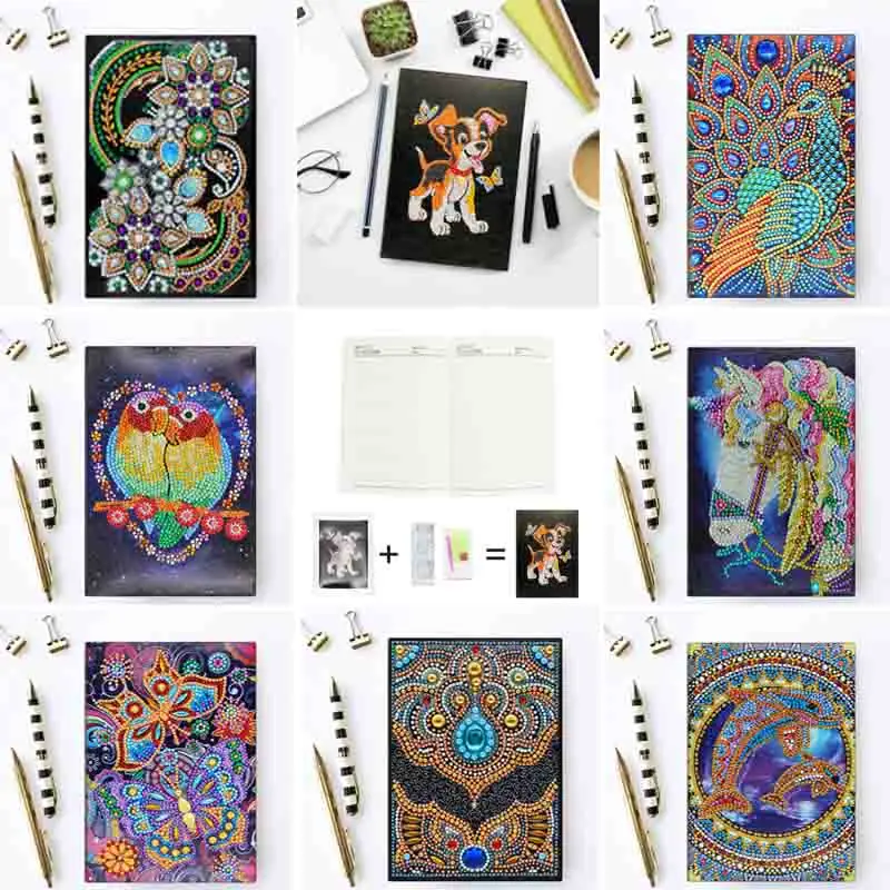 Набор для алмазной живописи блокнот|Алмазная мозаика и вышивка| |