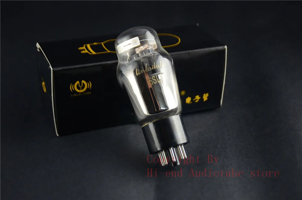 Linlai Hifi 6SL7 Замена Shuguang 6N9P Россия 6H9C мультил ECC33 двойная пластина ток подходящая пара гарантия качества