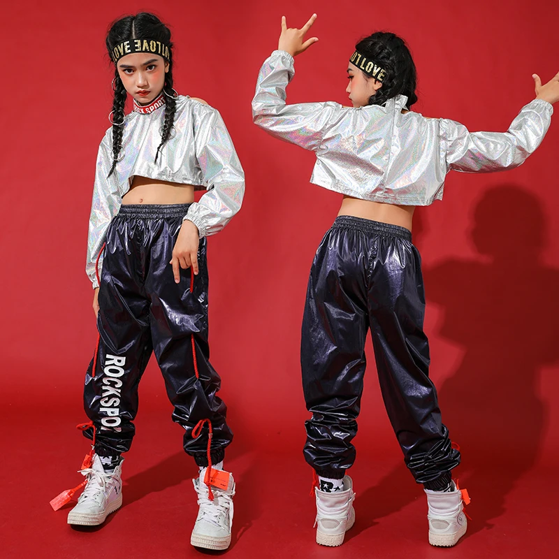 Новое поступление Детские костюмы для джазовых танцев модная одежда в стиле хип