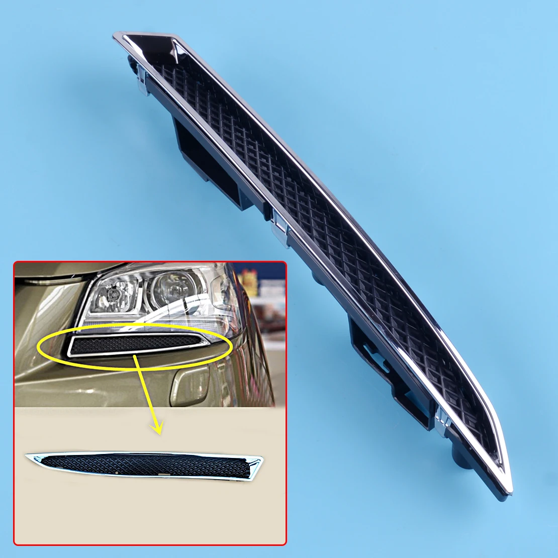 Beler Автомобильная ABS левая фара Нижний Кронштейн отделка Литье DV45-8229-AA подходит