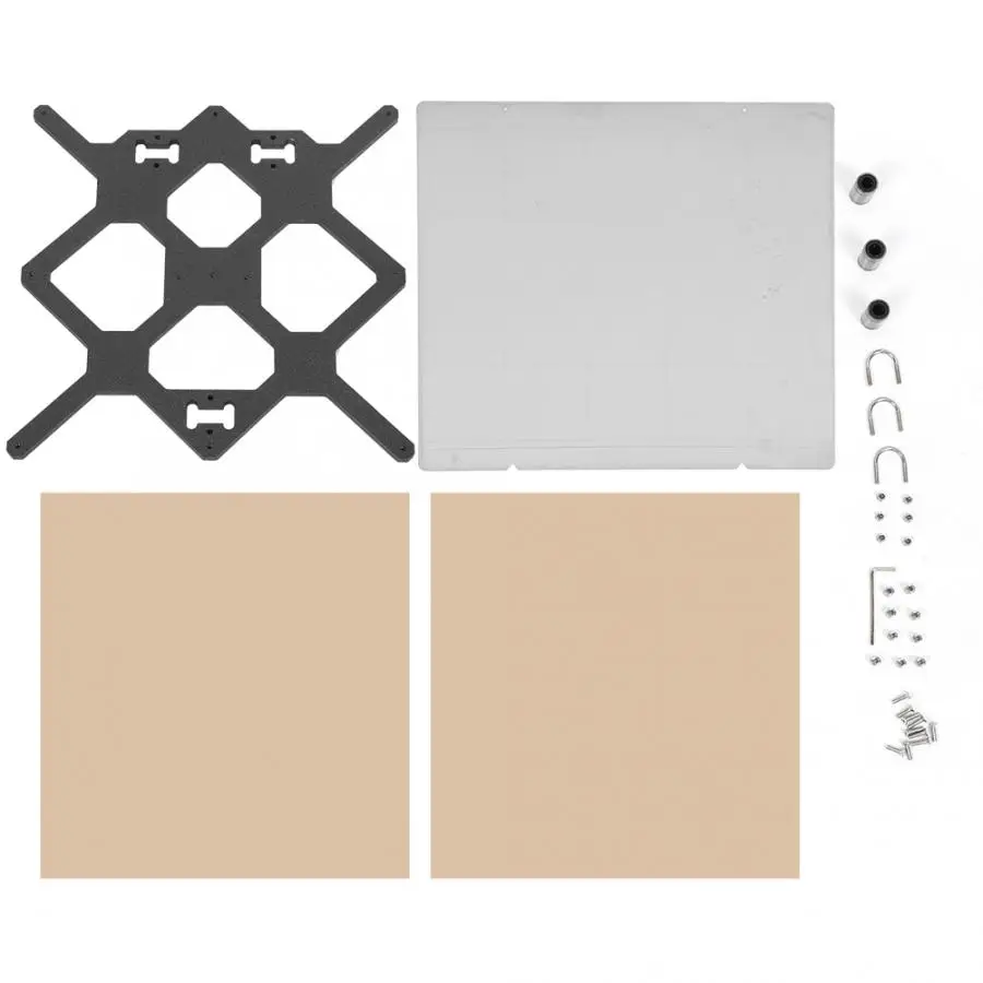 3d Принтер Горячая кровать MK52 стальная пластина + 2 шт пей Y линия опорная комплект