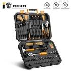 DEKO DKMT128 торцевой ключ набор инструментов для ремонта авто смешанный инструмент, комбинация, упаковка ручной инструмент Ki