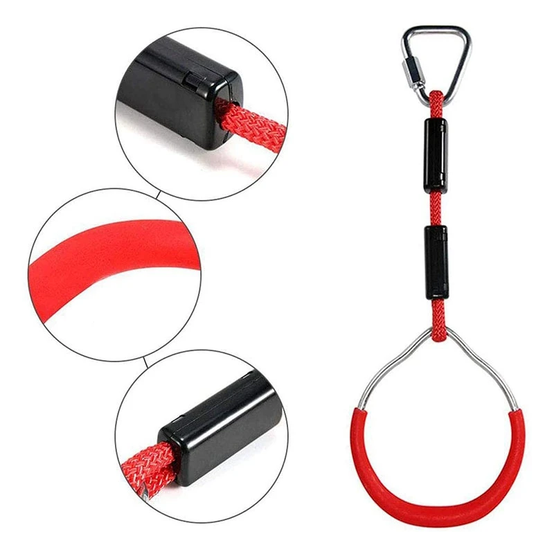

3 Pcs Colorful Swing Gymnastic Rings,Backyard Outdoor Gymnastic Ring,Climbing Ring,Obstacle Ring,Swing Bar Rings