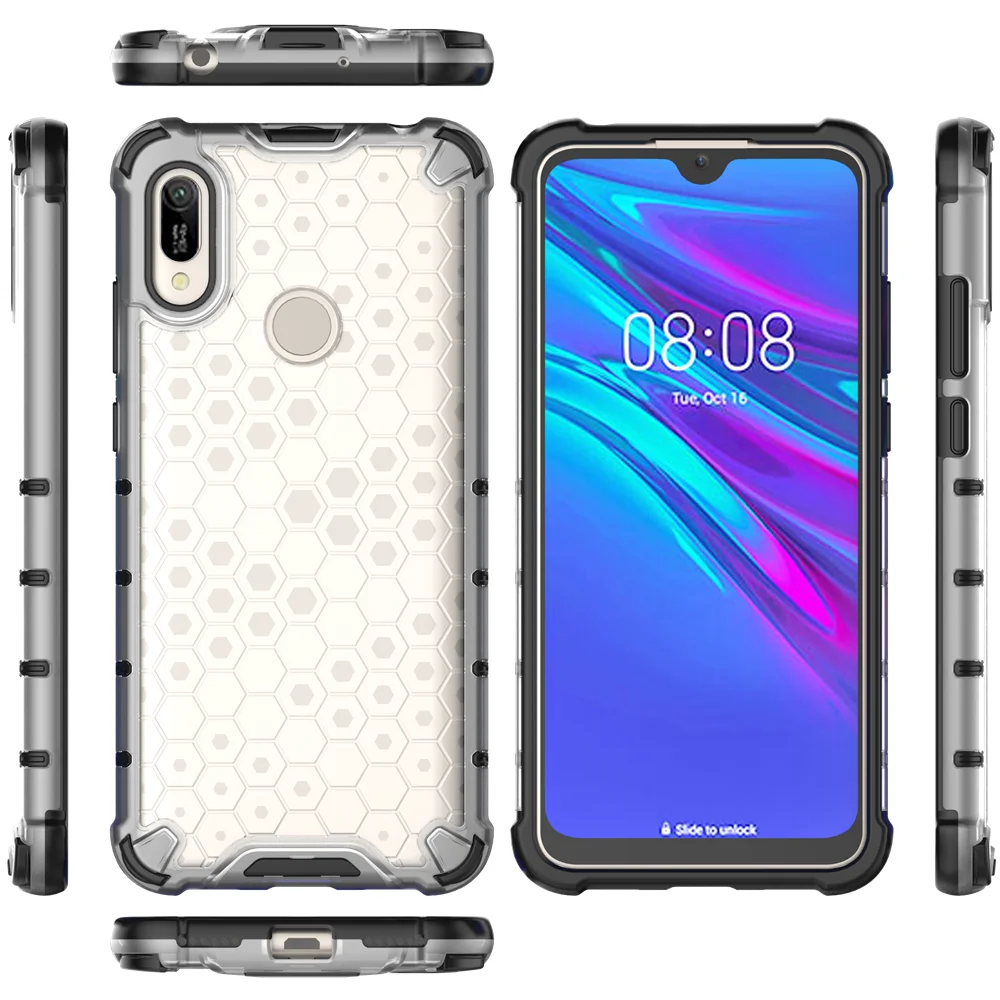 For Hauwei Honor 8X Y9 Y6 Prime Y7 Mate 20 New TPU+PC Honeycomb Rugged Hybrid Armor Hexa Core Case Cover Shockproof Shell KY390 | Мобильные