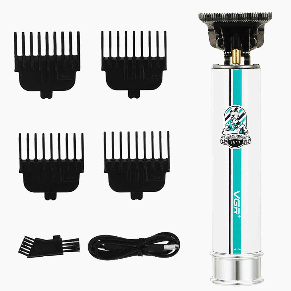 

2021 LCD Hair Clippers Professional Hair Cutting Machine Hair Beard Trimmer For Men Barber Shop Electric Shaving T-Outliner Men
