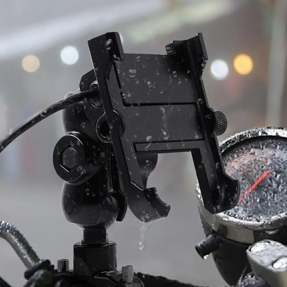 Крепление для телефона мотоцикла с зарядным устройством 5V 2.4A USB порт Установите