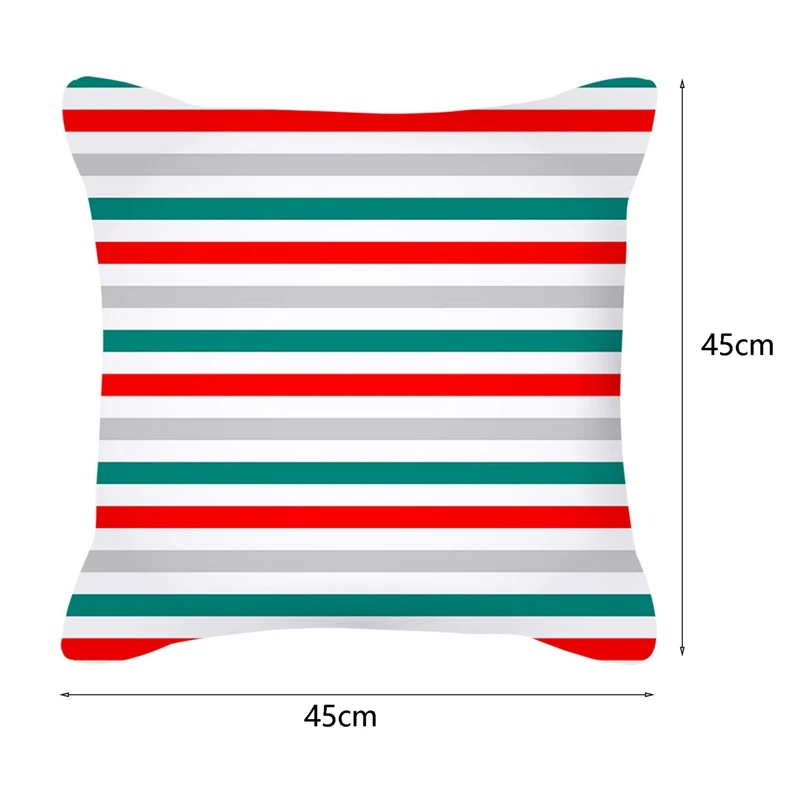 

4 PCS Love Geometry Heart Shape Pillowcase Peach Skin Pillow Cover Home Decor Square Cushion Cover Printing Pillow Case