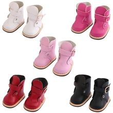 Colorful Leather Doll Shoes Doll accessories for 18