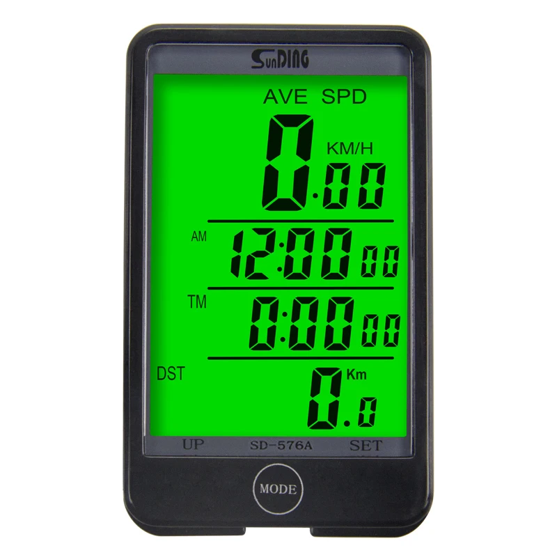 

Sunding SD-576A Waterproof Auto Bike Computer Light Mode Touch Wired Bicycle Computer Cycling Speedometer with LCD Backlight