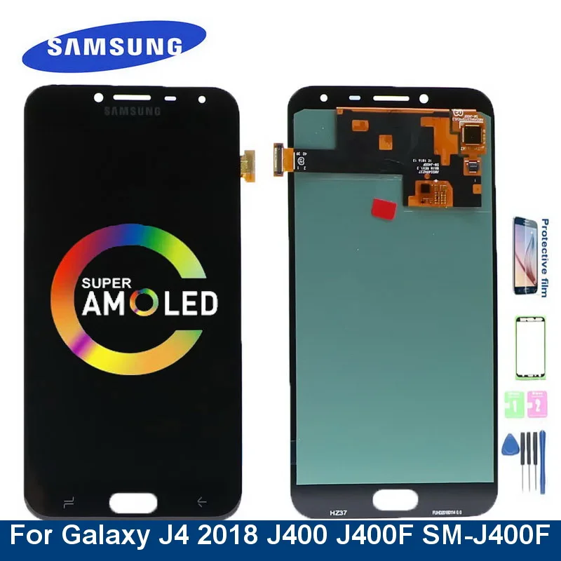 Super AMOLED ЖК дисплей для Samsung Galaxy J4 2018 J400 J400F J400G/DS SM-J400F/DS ЖК-дисплей сенсорный экран