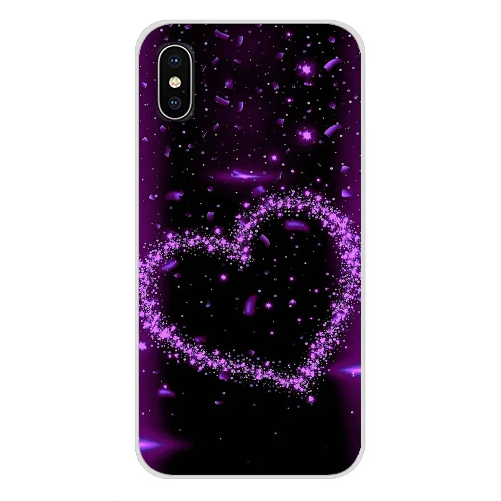 Для huawei mate Honor 4C 5C 5X6X7 7A 7C 8 9 10 8C 8X20 Lite Pro Love фиолетовый блеск волна аксессуары чехлы
