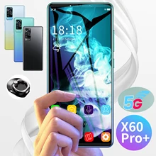 Teléfono Móvil X60 Pro + versión Global, Smartphone con Red 5G, 5200mah, cámara trasera HD de 32MP, 8GB + 256GB, Android 6,1 (2)