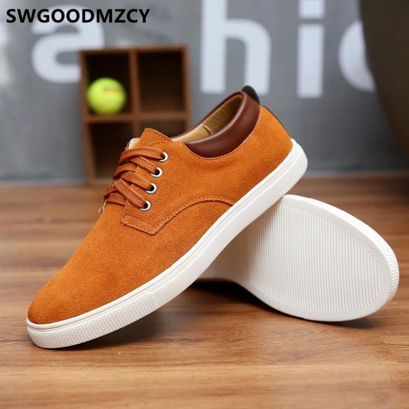 Модная мужская обувь Повседневная Мужские туфли из натуральной кожи Кроссовки