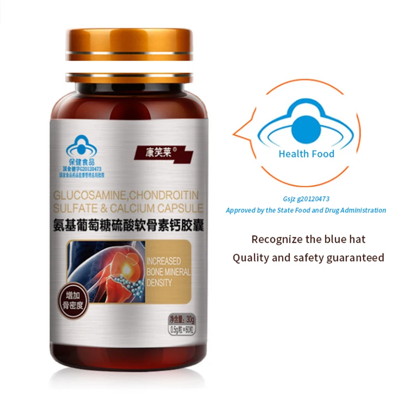 

Joint Health Glucosamine Chondroitin Sulfate Capsules for Knee Pain