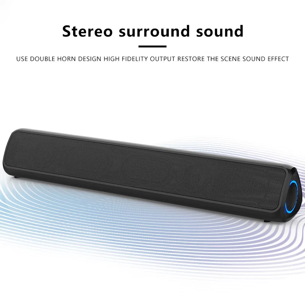 

Portable TV Sound Bar Wireless Bluetooth Speaker Home Surround SoundBar for PC Theater TV Speakers