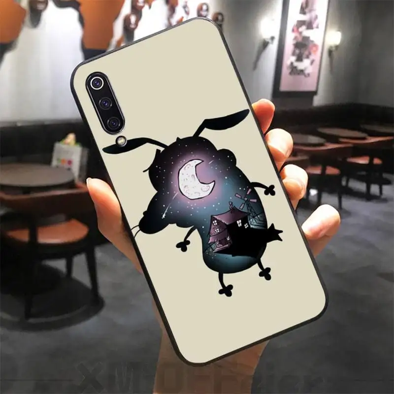 

Jemy cartoon courage cowardly dog Luxury Unique Design Phone Cover for xiaomi mi 8 9 8SE 9SE 8Lite mix2 2S max2 3 Pocophone F1