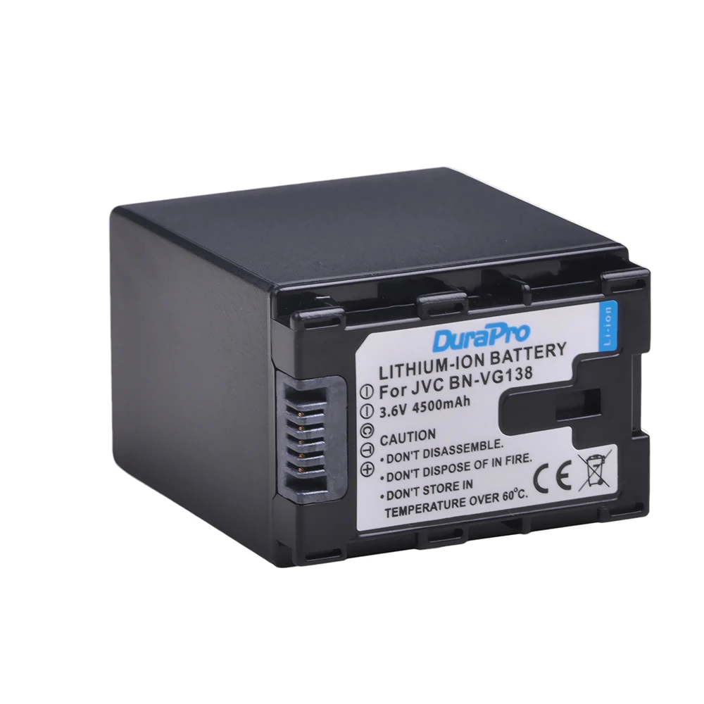 Аккумулятор 4500 мАч BN-VG138 BN VG138 для JVC GZ-HM30 GZ-HM50 GZ-HM330 GZ-HM545 GZ-HM450 GZ-E265 GZ-EX270 GZ-G5 GZ-G3