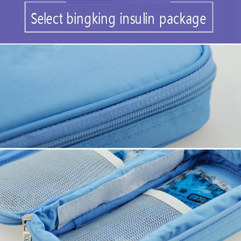 

Waterproof Portable Diabetic Organizer Cooler Bag Travel Case Diabetic Medication Organizer Cooler Bag