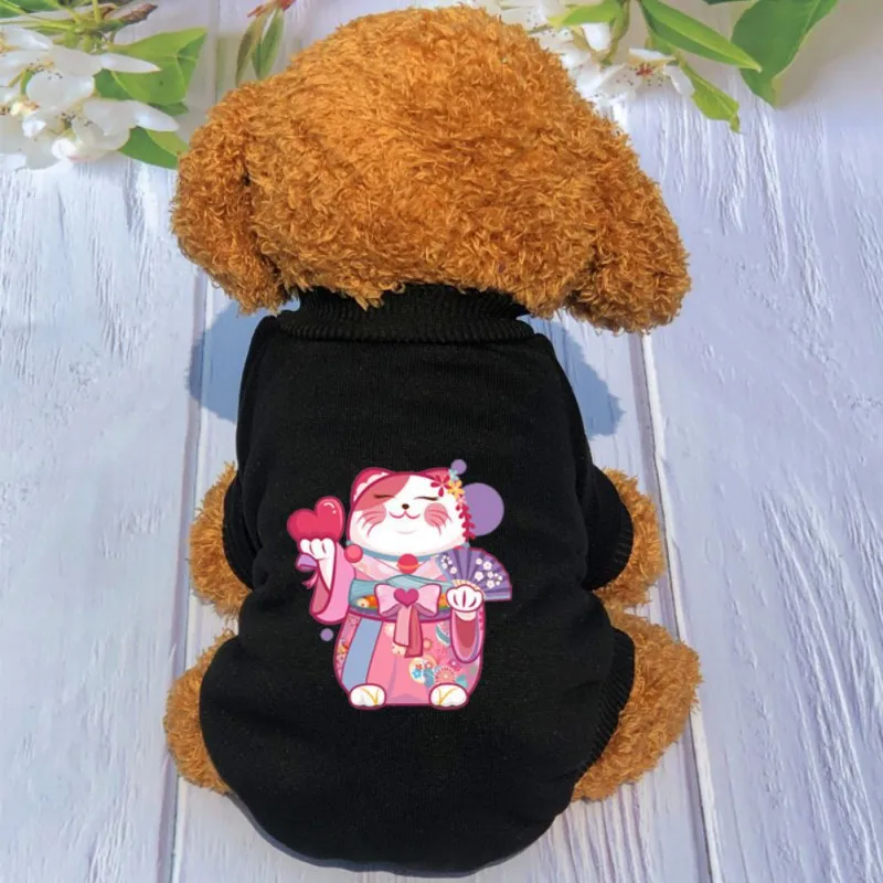

Pet Dog Sweater Autumn Winter Warm Puppy Soft Clothing Dog Shirt Plus Velvet Durable Cute Dog Comfortable Clothes XS-XXL