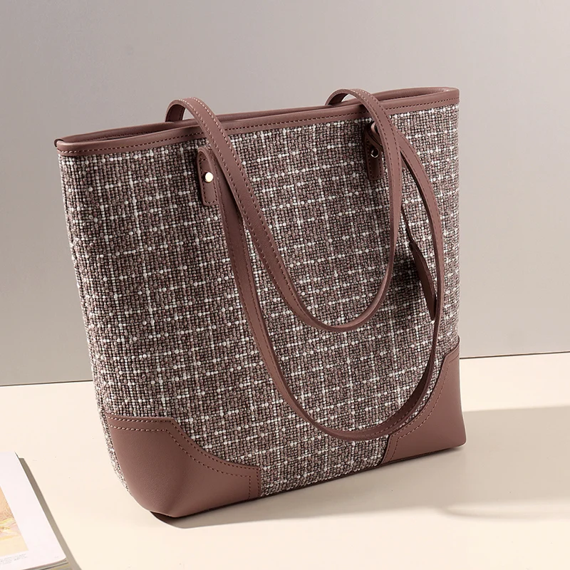 Женские сумки клетчатые на плечо с ремнем винтажный стиль женские модные ручками