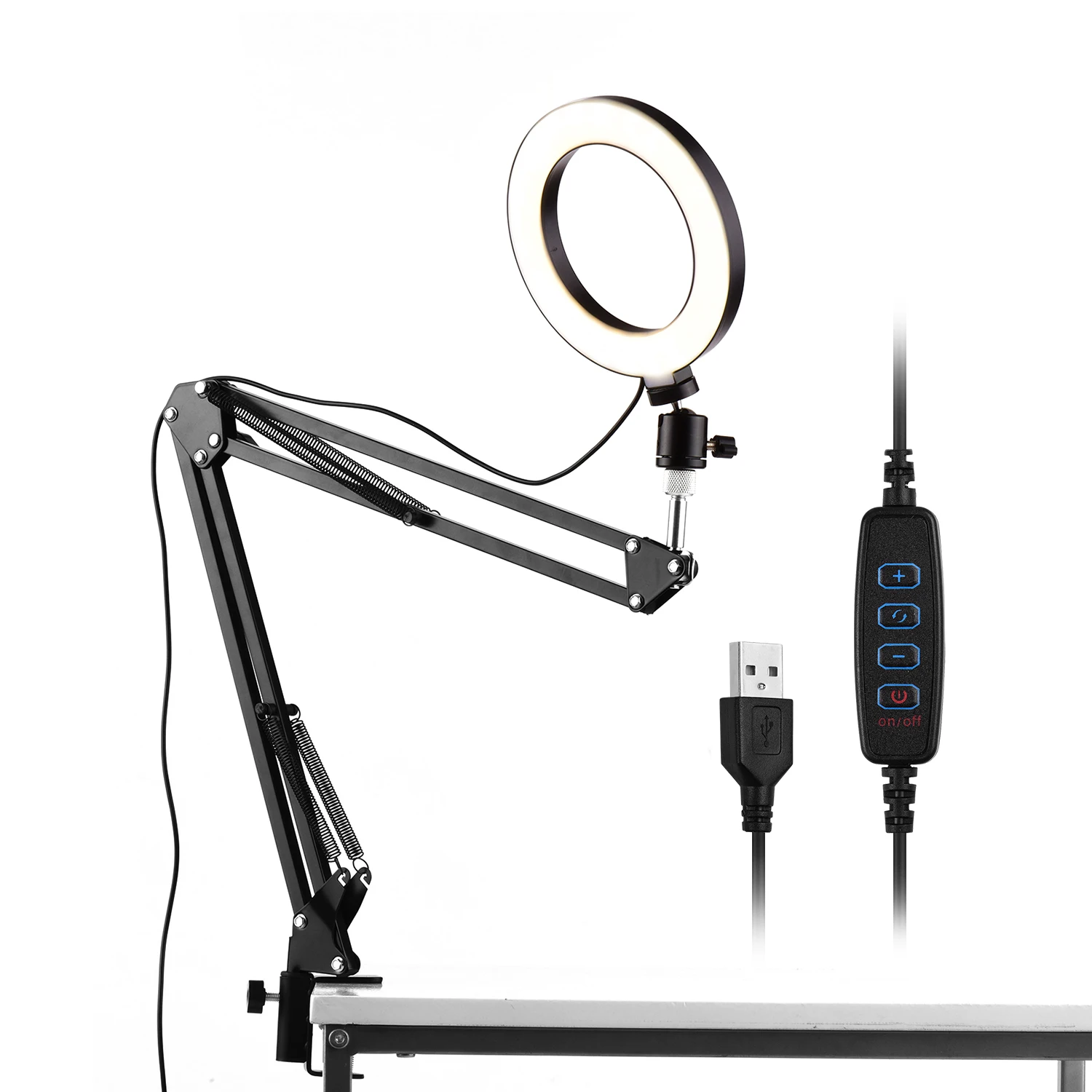 Светодиодный мини-кольцевой светильник 6 дюймов заполняющий свет для фотографии