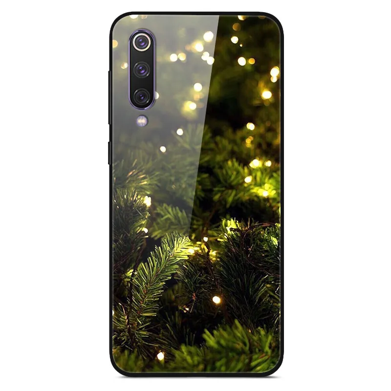 Christmas 17 Для huawei P30 Lite, чехол, стекло, задняя крышка, жесткий чехол для телефона s, для huawei P30 Lite, чехол, бампер, закаленное, Honor 9X Pro Y9 Prime - Цвет: Christmas 17