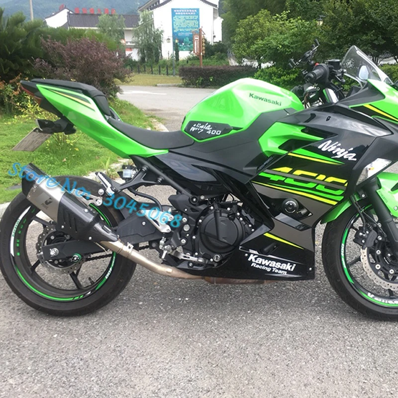 Слипоны для Kawasaki Ninja 400 EX400 Z400 мотоцикл Yoshimura глушитель выхлопной трубы модифицированный мото среднего соединения глушитель дБ убийца